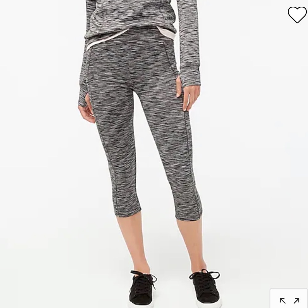 NWT J. Crew Factory Cropped legging with side pocket